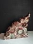 стара керамична статуетка елен, снимка 1 - Статуетки - 40591105