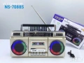 Ретро радио с дизайн на класически радиокасетофон -NNS 7088S , снимка 1