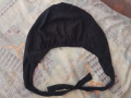 Черна тънка памучна шапка в немски стил, снимка 3