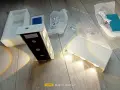 Комплект два броя акумулаторни стенни лампи с димируема светлина тъч бутон 3 цветни температури, снимка 6
