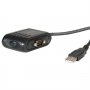 Адаптер USB to 2xSERIAL DB9M SS300786, снимка 1 - Други - 39069701