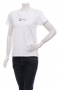    Оригинална дамска памучна бяла Тениска  KARL KANI нова с етикет, с везано лого, снимка 1 - Тениски - 36212721