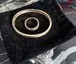 Пръстен и гривна Булгари/Bvlgari 14 карата златно покритие, снимка 2