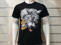 Нова мъжка тениска с дигитален печат HARLEY DAVIDSON -Вълк (Wolf), снимка 5