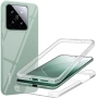 Прозрачен 360° Градуса Кейс за Xiaomi 14, снимка 4