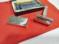 GILLETE SAFETY RAZON MADE IN ENGLAND N:21 1948 Чисто Нова не Употребявана , снимка 6
