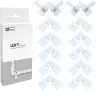 Ъглов конектор за LED лента, (опаковка от 12 шт.) 4-пинов 10 мм RGB 5050 конектор за LED лента, Ъгл, снимка 1