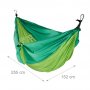 Хамак, люлка висящо легло, къмпинг люлка, хамак за пикник, хамак за градина, 200 кг, светло зелен цв, снимка 5