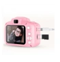Детски фотоапарат Mercado Trade, За деца, Камера, Силиконов кейс, Коте, Розов, снимка 4