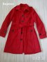 Червено кашмирено палто-С размер