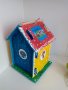 Пълна с лакомства-дървена къщичка с името на детето ,любимата тема и лакомства, снимка 4