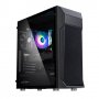 Кутия за компютър Zalman ZM-Z1 Plus Черна ATX Middle Tower 