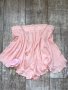 Къси светло бонбонено розови бермуди  широки къси панталони тип плажни , снимка 7