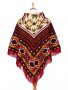 Автентично еквадорско дамско вълнено пончо, различни цветове, снимка 4