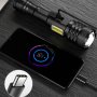 Фенер Акумулаторен, USB, Li-ion 3200 mAh, 24см, снимка 7
