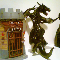 Фентъзи фигурки фигури играчки - замък, вълци, дракон рицари играчки на фирмите ELC и Simba, Papo, снимка 10 - Колекции - 44784338