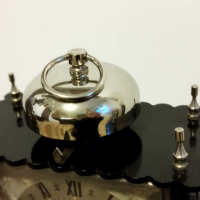 Стар механичен будилник, настолен часовник, снимка 2 - Антикварни и старинни предмети - 44809508