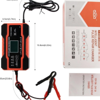 Зарядно устройство за автомобилни акумулатори 10A 12V 24V , снимка 2 - Аксесоари и консумативи - 44772905
