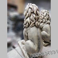 Лъв от Бетон Статуя Фигура за Декорация на Дом и Градина, снимка 6 - Градински мебели, декорация  - 35844975
