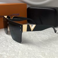 -25 % разпродажба Louis Vuitton 2023 висок клас мъжки слънчеви очила маска, снимка 8 - Слънчеви и диоптрични очила - 38978671