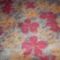 Плат дизайнерска органза естествена коприна принт цветя, снимка 10 - Поли - 34474519