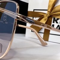 GUESS 🍊 Дамски метални слънчеви очила "GOLD AVIATOR" нови с кутия, снимка 8 - Слънчеви и диоптрични очила - 41291761