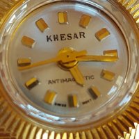 Часовник KHESAR механичен за колие позлата, снимка 3 - Колекции - 33830935