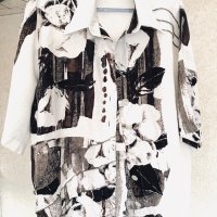 Разкошна ленена туника/риза/блуза SEMPRE PIU BY SHALOU, снимка 17 - Ризи - 42134759