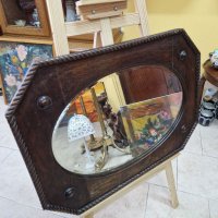 Уникално старо английско антикварно огледало Махагон- Края на 19 век , снимка 3 - Антикварни и старинни предмети - 41744396
