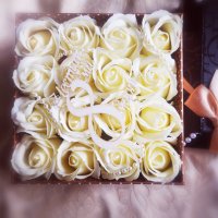 Кутия със сапунени рози. Подарък за 8ми март., снимка 7 - Подаръци за жени - 35892305