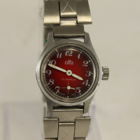 Швейцарски Дамски Часовник ALFA Отлично Работещ, снимка 4 - Антикварни и старинни предмети - 44711855