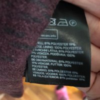 Тъмночервено напръскано палто С-М H&M, снимка 4 - Палта, манта - 39030473