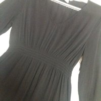 Черна рокля за бременни, снимка 2 - Дрехи за бременни - 40727877