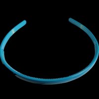 Светло синя тънка пластмасова диадема 0.70 см, снимка 1 - Аксесоари за коса - 41005165
