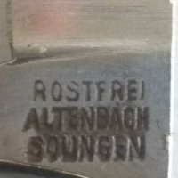 Стара джобна ножка ROSTFREI ALTENBACH SOLINGEN, снимка 4 - Антикварни и старинни предмети - 39537535