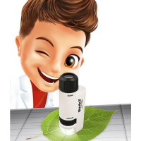 Джобен микроскоп Buki Sciences - с адаптер за смартфон, снимка 3 - Образователни игри - 36217102