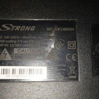 Телевизор Strong SRT 40FZ4003N части, снимка 4 - Части и Платки - 40653748
