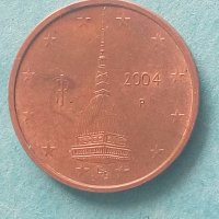 2 Euro Cent 2004 года Италия, снимка 2 - Нумизматика и бонистика - 42716933