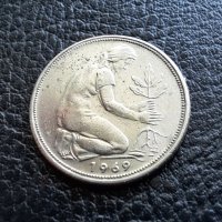 Стара монета 50 пфенига 1969 г. буква  F - Германия  - топ цена !, снимка 5 - Нумизматика и бонистика - 42402355