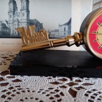 Колекционерски будилник часовник Слава, Ключа на Москва,работи отлично, снимка 5 - Антикварни и старинни предмети - 42048114