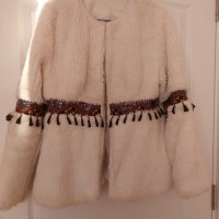Дамско пухено палто, снимка 1 - Палта, манта - 41983334