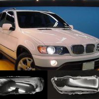 Стъкла капаци за фарове BMW E53 X5 99-03 Преди Фейслифт E53 X5 99-03  , снимка 1 - Части - 40217148
