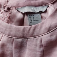 H&M - дълга розова рокля, снимка 4 - Рокли - 41669293