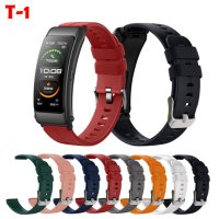 Силиконова каишка верижка FitBit Versa 2 Huawei TalkBand B6, снимка 1 - Каишки за часовници - 37938974