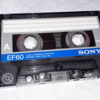 Аудио касета SONY EF60 , снимка 3 - Аудио касети - 41613045