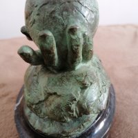 Продавам Бронзова статуетка върху мрамор на Мара Доминиони, снимка 3 - Антикварни и старинни предмети - 41779410