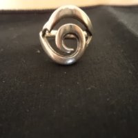 дамски сребърен пръстен, снимка 2 - Пръстени - 40445285