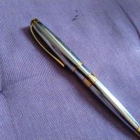 Cerutti 1981 метална маркова химикалка ролер с нов пълнител много добра, снимка 2 - Колекции - 44808018