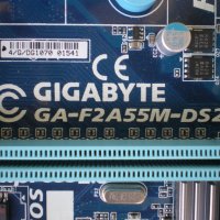 Дънна платка Gigabyte GA-F2A55M-DS2 Socket FM2, снимка 2 - Дънни платки - 41877960