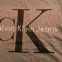 Calvin Klein Jeans размер L тениска 27-40, снимка 2 - Тениски - 34606319